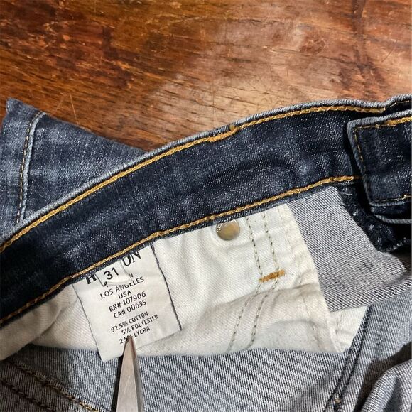 Hudson Nico Midrise Super Skinny Dark Wash Oracle Jeans Women's Size 25 - Picture 3 of 8